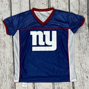 New York Giants NFL NYG Flag Football Boys Kids Youth Reversible Jersey